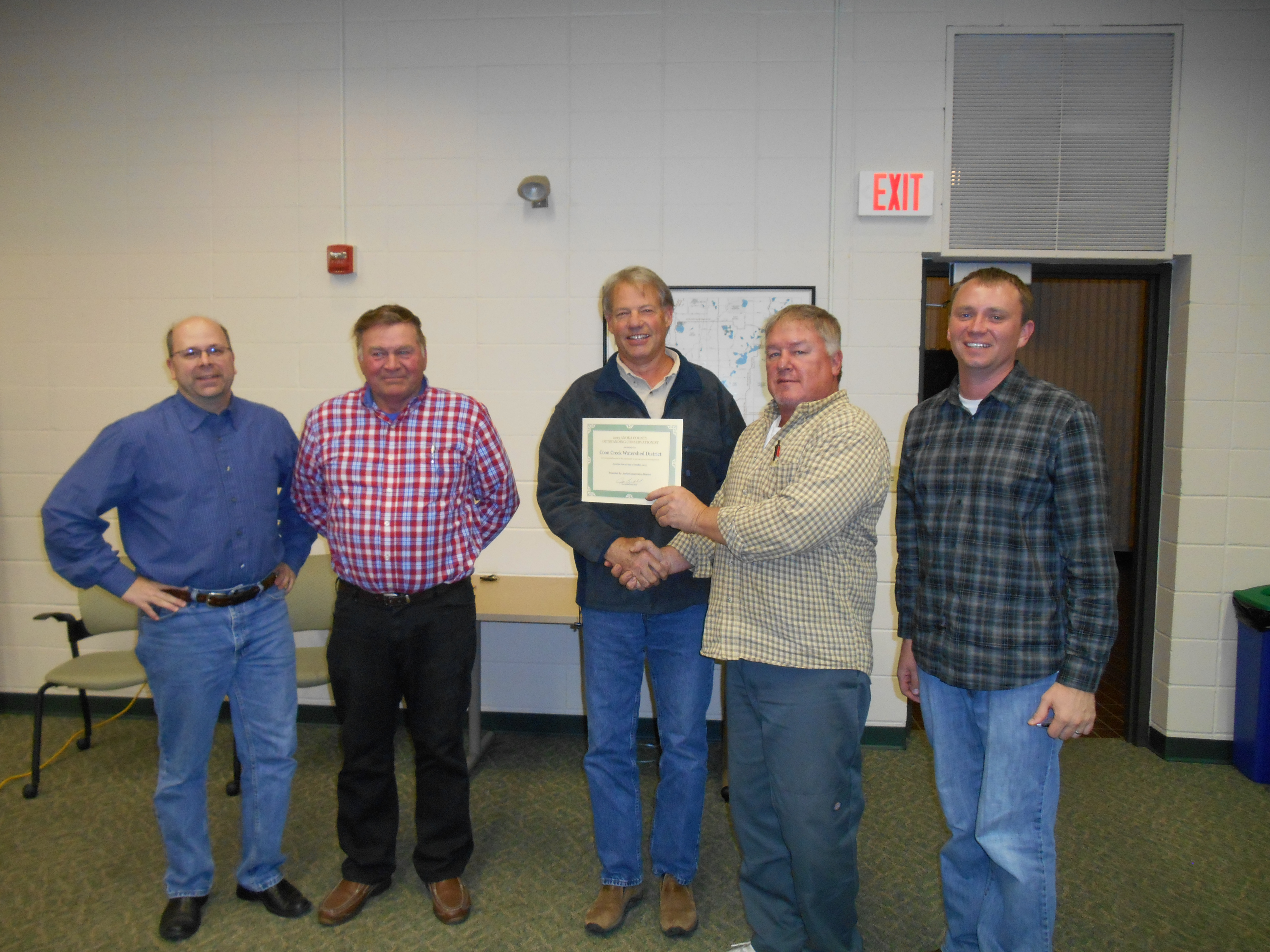 CCWD Award at their office